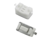 CHAVE TACT HORIZONTAL 6X3,5X4MM SMD BRANCA