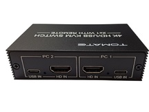 CHAVEADOR KVM 2X1 USB TOMATE MKV-112 C/CONT REMOTO