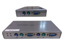 CHAVEADOR KVM ELETRON  4X1 PS2/VGA C/CABO PLANET