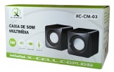 CAIXA DE SOM MULTIMIDIA 5W X-CELL XC-CM-03