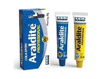 COLA ARALDITE PROFISSIONAL 90 23GR. AZUL