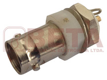 CONECTOR BNC FEMEA PAINEL ROSCA ISOLADA