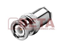 CONECTOR BNC MACHO RF 75 (0,4/2,5) CRIMP PINO FIXO