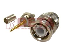 CONECTOR BNC MACHO RF 75 SOLDA  0,3/1,8