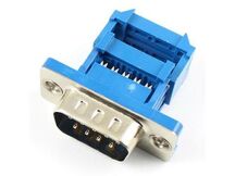 CONECTOR DB-09 MACHO P/FLAT CABLE