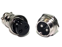 CONECTOR MIKE MACHO/FEMEA 2 VIAS