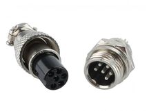 CONECTOR MIKE MACHO/FEMEA 6 VIAS