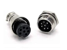 CONECTOR MIKE MACHO/FEMEA 7 VIAS