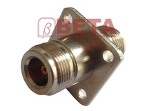 CONECTOR N DUPLA FEMEA BASE QUADRADA