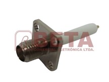 CONECTOR SMA FEMEA RETO PAINEL BASE QUAD 12,70MM ISOLE 22,00MM