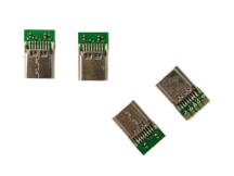 CONECTOR USB TIPO-C MACHO 8 PINOS P/ SOLDA SEM CAPA