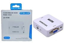 CONVERSOR HDMI X VGA+AUDIO IT-BLUE LE-4104