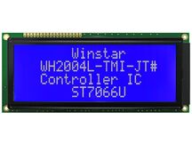 DISPLAY LCD 20 X 4 BIG NUMBER C/BACK AZUL