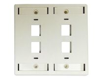 ESPELHO P/KEYSTONE RJ-45 4 SAIDAS 4X4