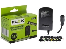 FONTE REGULAVEL 3,0V-12VDC/ 2,5AMP FLEX FX-FU4