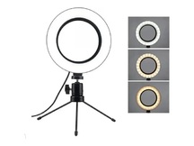 ILUMINADOR LED RING LIGHT LAM-8478 (TRIPE 14CM)