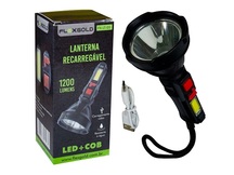 LANTERNA RECARREGAVEL 1200 LUMENS FLEX FX-LT-05