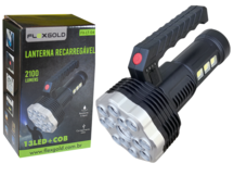 LANTERNA RECARREGAVEL 2100 LUMENS FLEX FX-LT-04