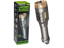 LANTERNA RECARREGAVEL 2100 LUMENS FLEX FX-LT-06