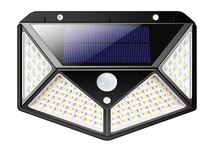 LUMINARIA SOLAR 100 LEDS 3 FUNCOES BK-100