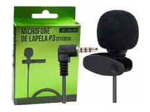 MICROFONE DE LAPELA P-3 X-CELL XC-ML-02