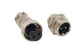 CONECTOR MICRO MIKE 02 VIAS MACHO / FEMEA (PAR)