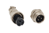 CONECTOR MICRO MIKE 03 VIAS MACHO / FEMEA ( PAR )