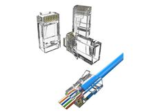 MODULAR PLUG RJ-45 CAT.6 DE PASSAGEM ( EZ-45 )