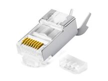 MODULAR PLUG RJ-45 8P8C CAT.7 BLINDADO C/GUIA