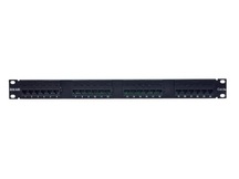 PATCH PANEL 24P P/ DADOS RJ-45 CAT.5 HIKARI