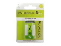 PILHA ALCALINA 9,0V FLEX GOLD