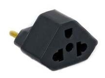 PLUG ADAPT 2P ABNT MACHO X 2P+T FEMEA