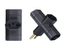 PLUG ADAPT AC T ABNT FRONTAL 1X3