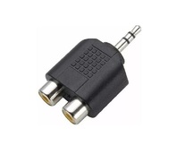 PLUG ADAPTADOR 2RCA FEMEA X P2 MACHO