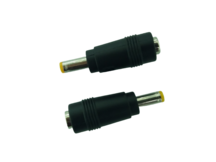 PLUG ADAPTADOR P-4 2,1MM FEMEA X 1,7MM/4,8MM MACHO (AMARELO)