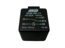 RELE AUTOMOTIVO MKB-4M-12 12VCC 40A 1CONTAT REV