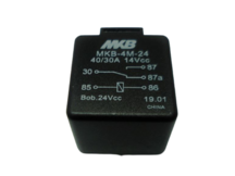 RELE AUTOMOTIVO MKB-4M-24 24VCC 40A 1CONTAT REV