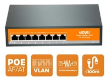 SWITCH 8 PORTAS MESA POE GIGABIT 10/100/1000MBPS HAIZ-1008 GBPOE