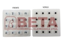 TECLADO DE MEMBRANA BRANCO NUMERICO