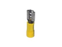 TERMINAL FASTON FEMEA 6,30 4-6MM2 C/ISOLACAO AMARELO