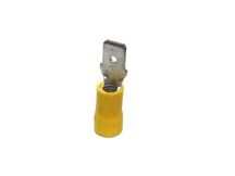 TERMINAL FASTON MACHO 6,3 4-6MM2 C/ISOLACAO AMARELO