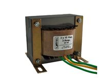 TRANSFORMADOR 15/3 ( 15V+15V/3A - 45VA ) UNITEL