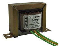 TRANSFORMADOR 18/2 (18+18V/2A) - 36VA UNITEL