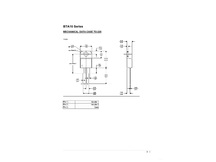 TRANSISTOR TRIAC BTA16-800 - ISOLADO