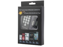 TRANSMISSOR FM P/IPOD/IPHONE 3GS/4G/4S