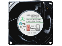 VENTILADOR 80X80 38MM 110V/220V ROLAMENTO M075BA2HS