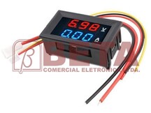 SHIELD VOLTIMETRO AMPERIMETRO DIGITAL LED DC 0 A 100V 10A P/FONTES