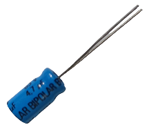 CAPACITOR ELCO RD 4,7UF - 63V BIPOLAR