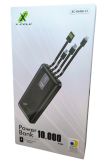 CARREGADOR POWERBANK 10.000MAH C/CABO X-CELL XC-BANK-31