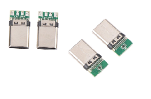 CONECTOR USB TIPO-C MACHO 12 PINOS P/ SOLDA SEM CAPA